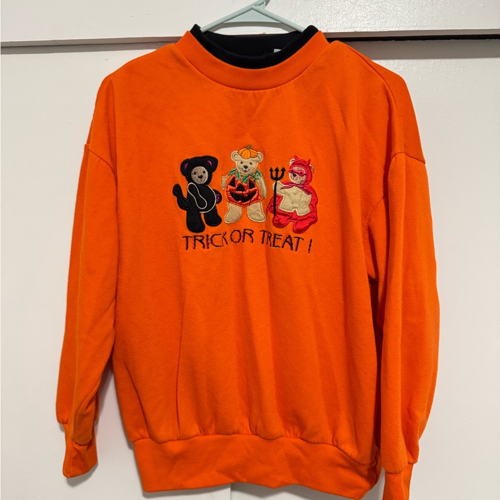 Vintage Bear Halloween Sweatshirt